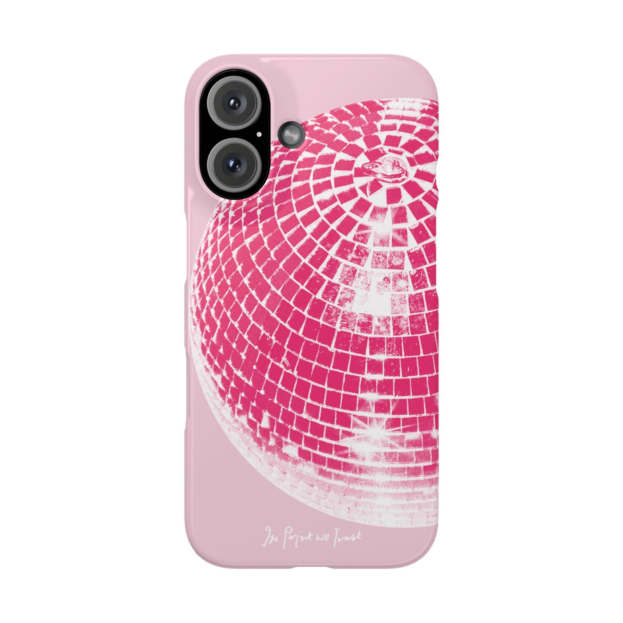 studio 54 iPhone case (pink) - In Print We Trust