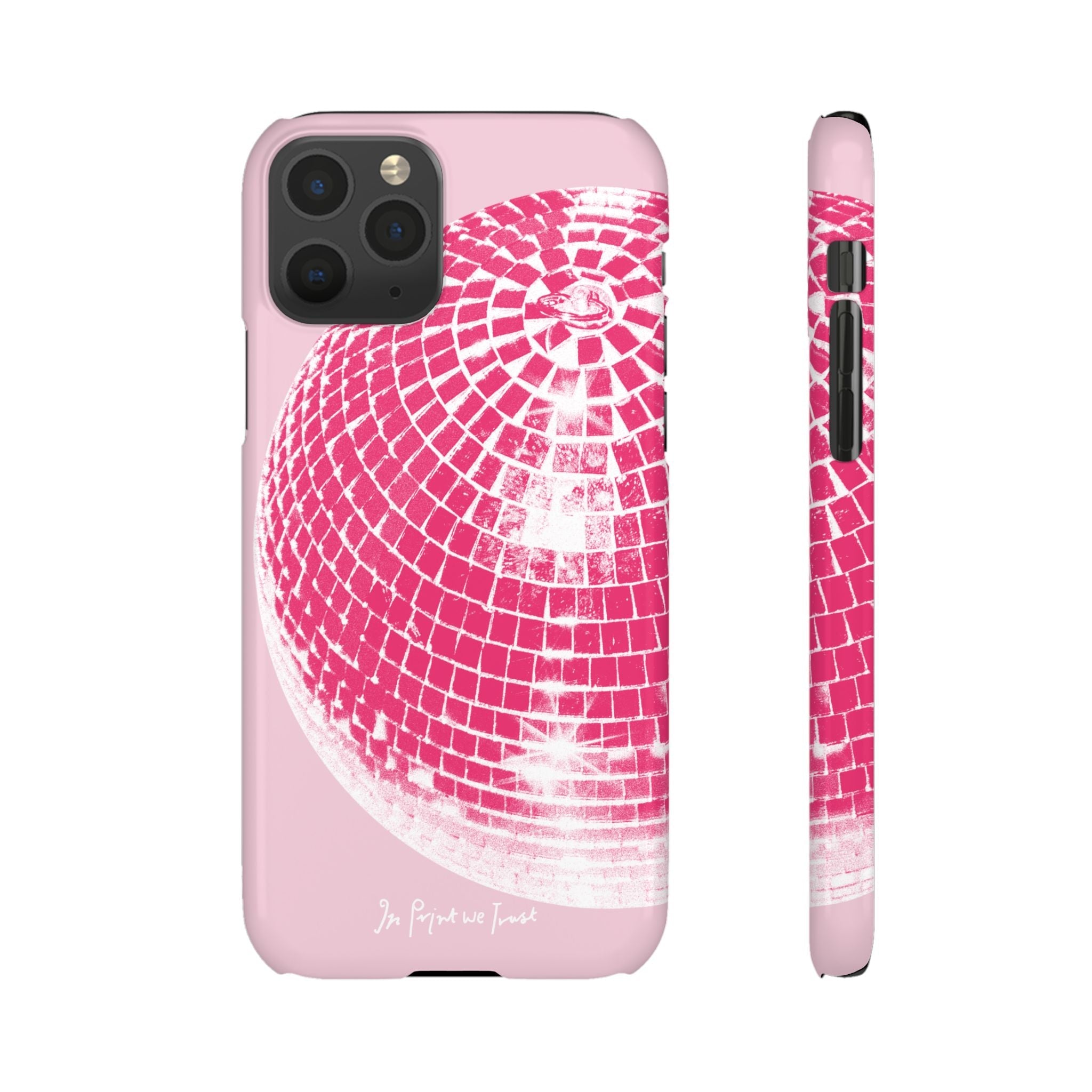 studio 54 iPhone case (pink) - In Print We Trust