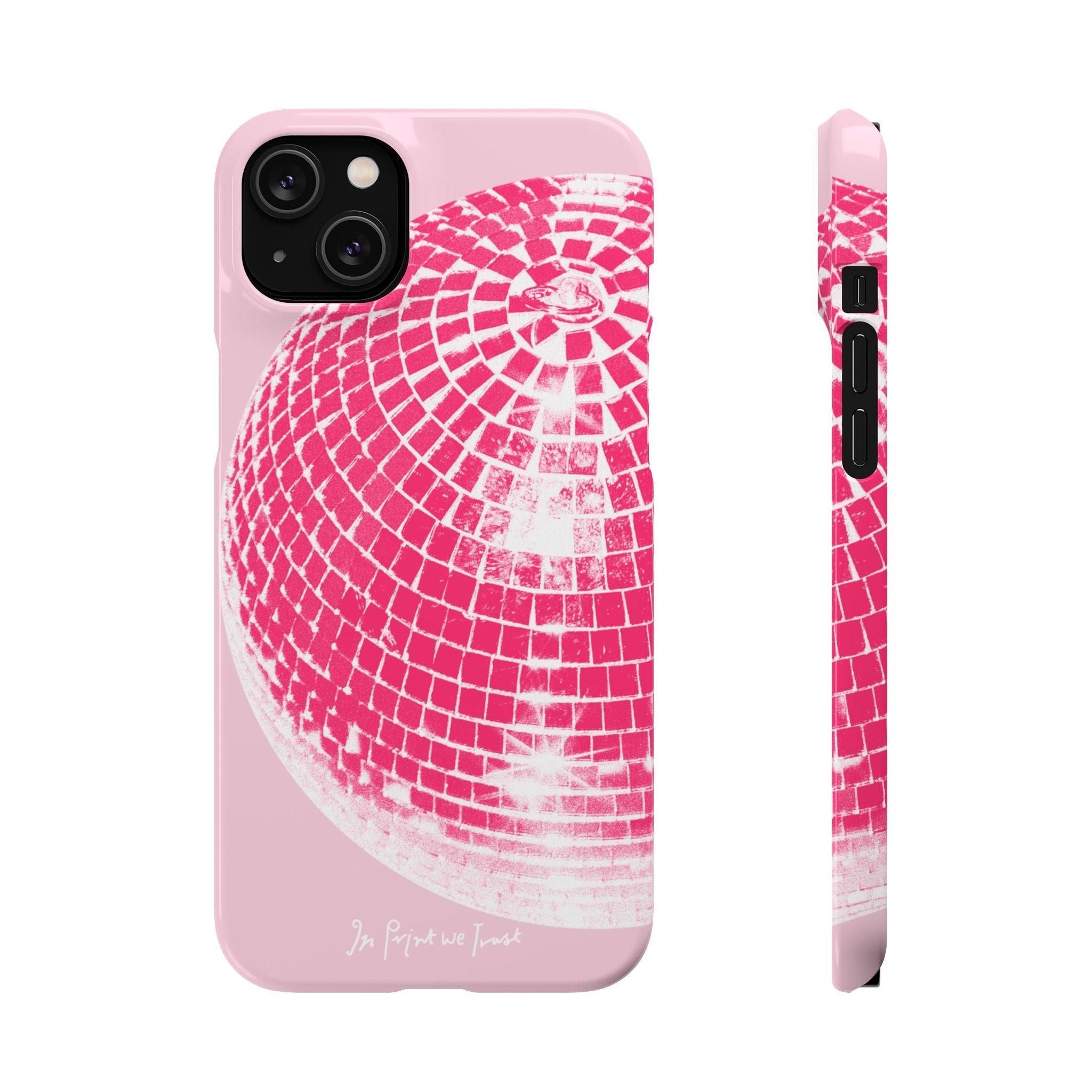 studio 54 iPhone case (pink) - In Print We Trust