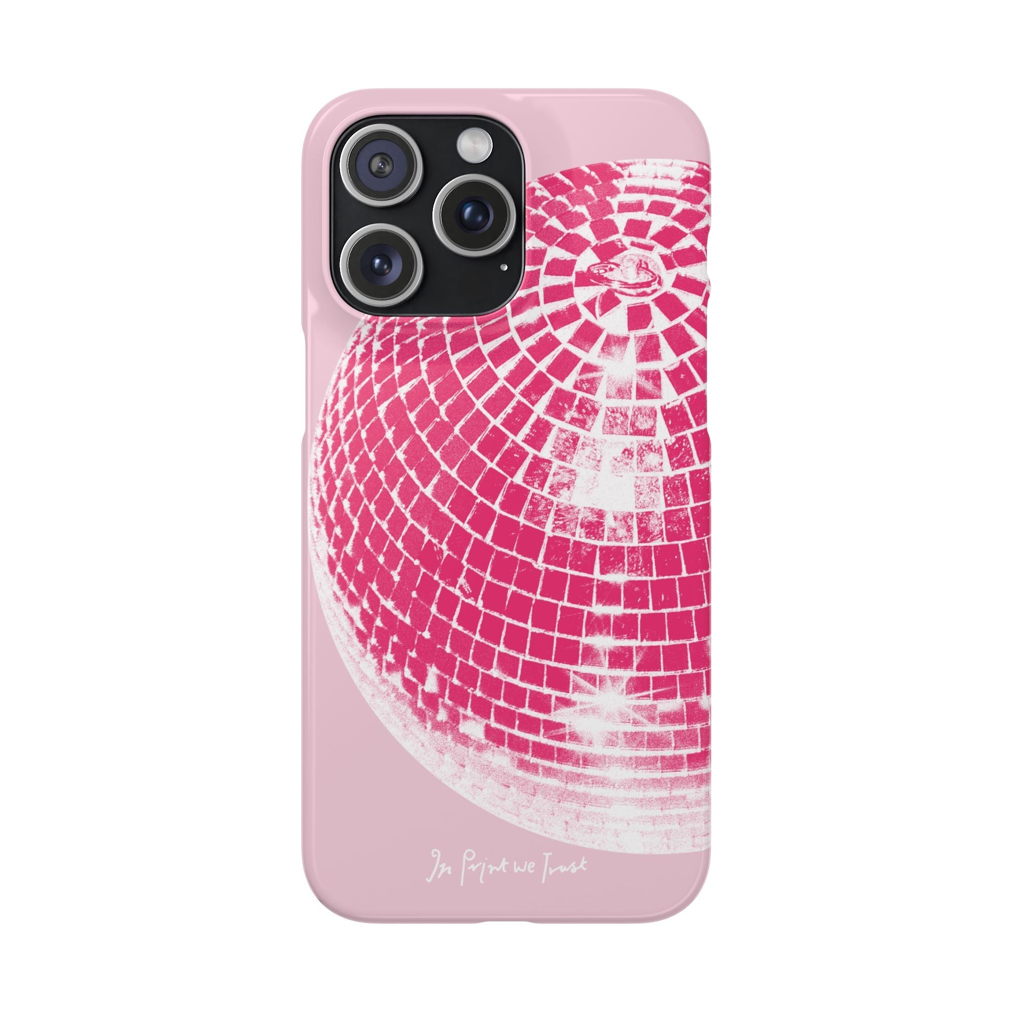 studio 54 iPhone case (pink) - In Print We Trust