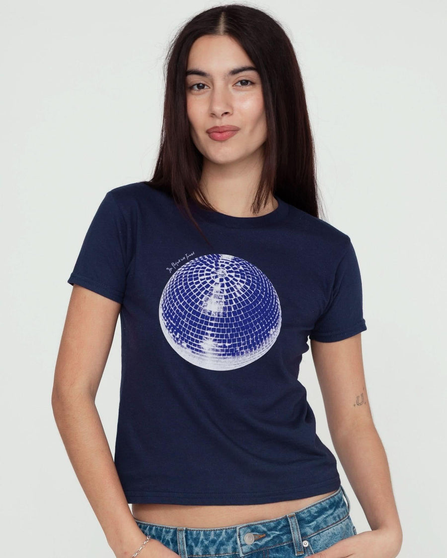 studio 54 navy baby tee - In Print We Trust