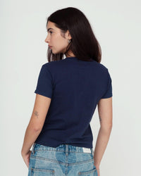 studio 54 navy baby tee - In Print We Trust