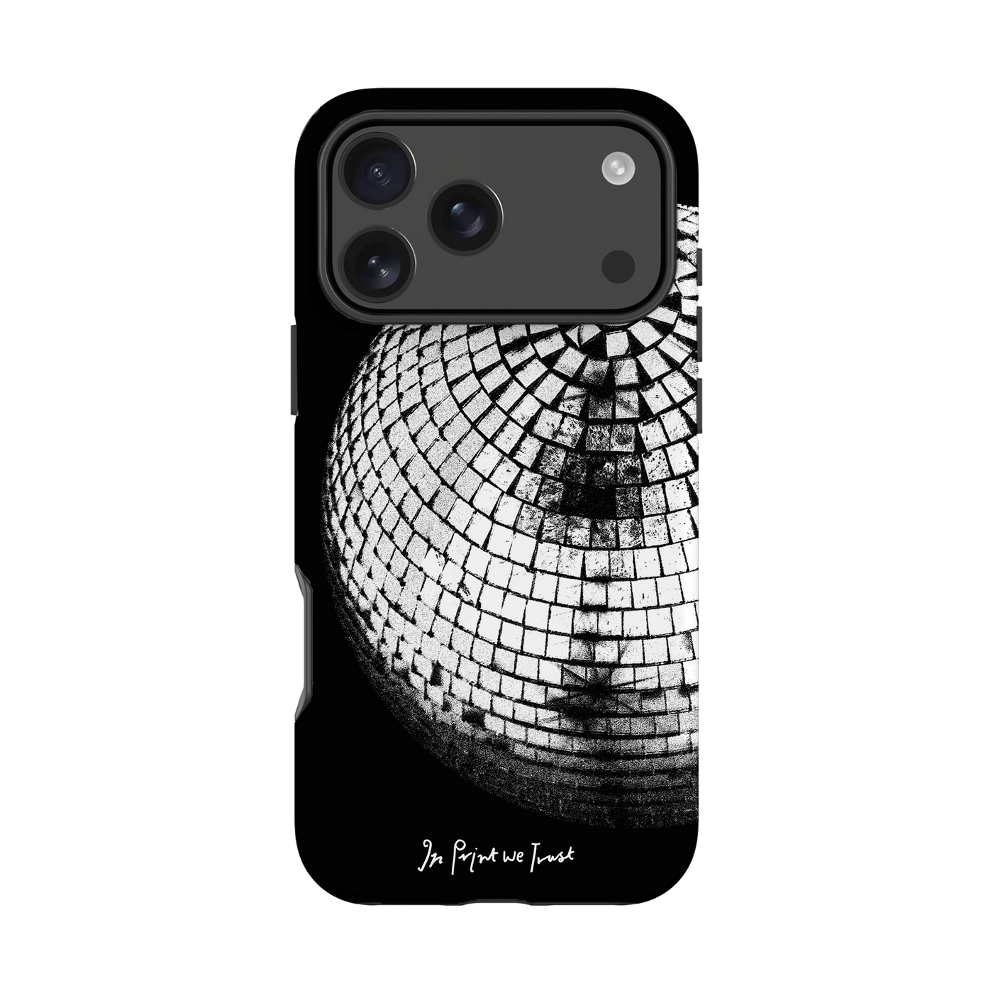studio 54 tough iPhone case (black) - In Print We Trust