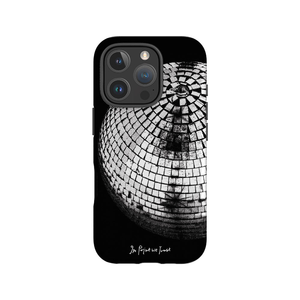 studio 54 tough iPhone case (black) - In Print We Trust