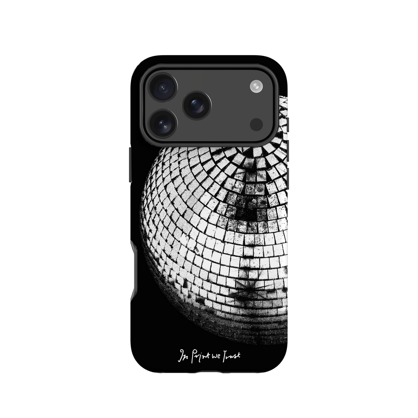 studio 54 tough iPhone case (black) - In Print We Trust