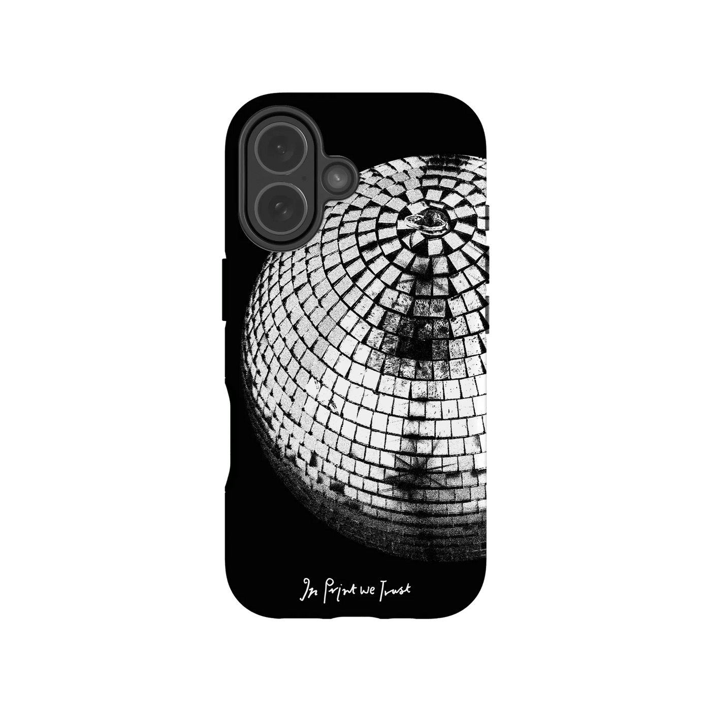 studio 54 tough iPhone case (black) - In Print We Trust