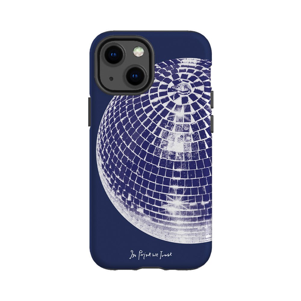 studio 54 tough iPhone case (blue) - In Print We Trust