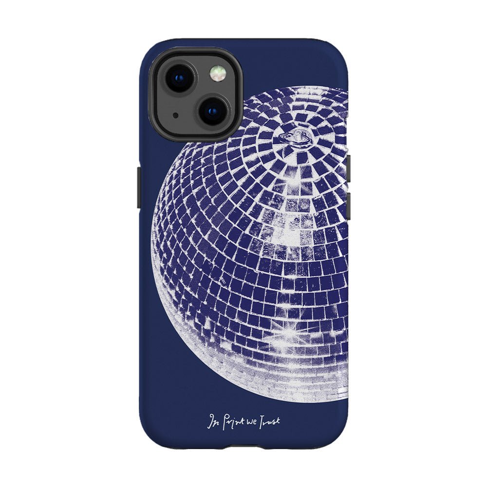 studio 54 tough iPhone case (blue) - In Print We Trust