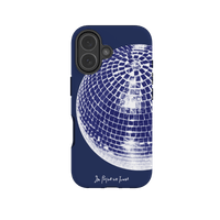 studio 54 tough iPhone case (blue) - In Print We Trust