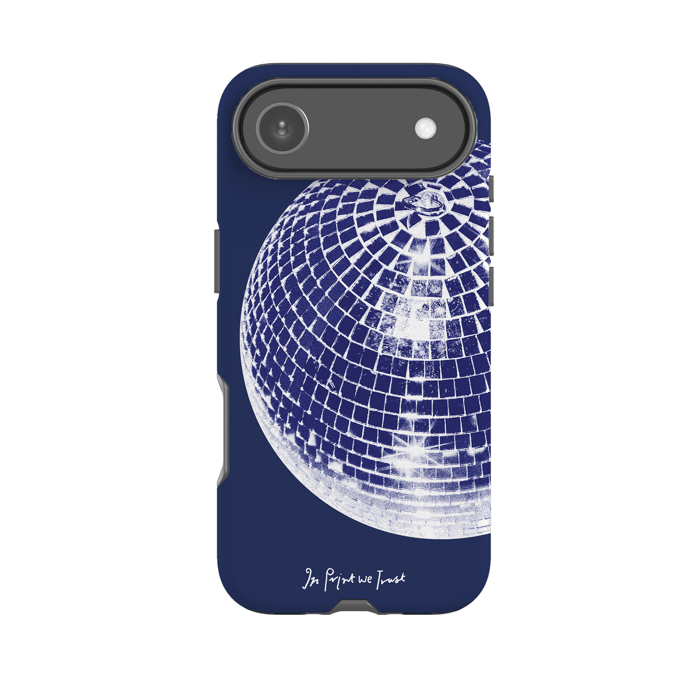 studio 54 tough iPhone case (blue) - In Print We Trust