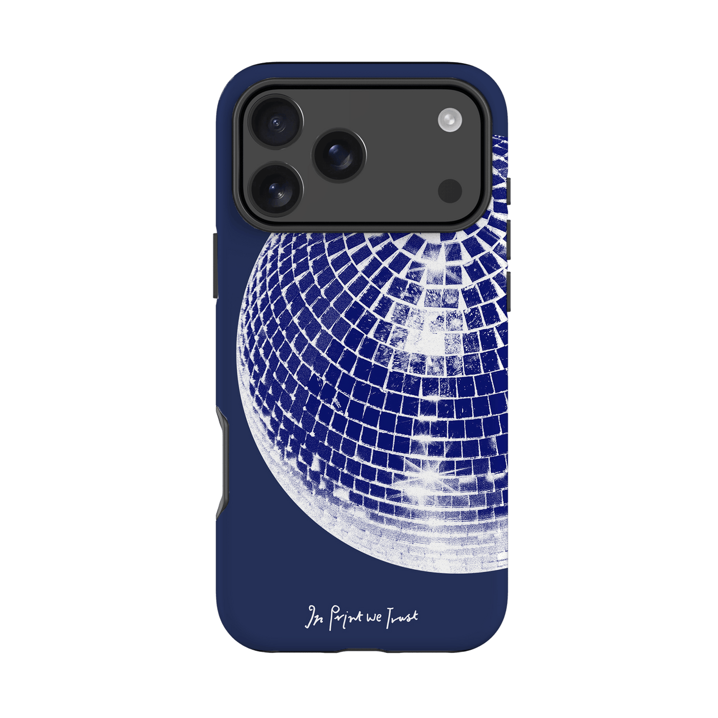 studio 54 tough iPhone case (blue) - In Print We Trust