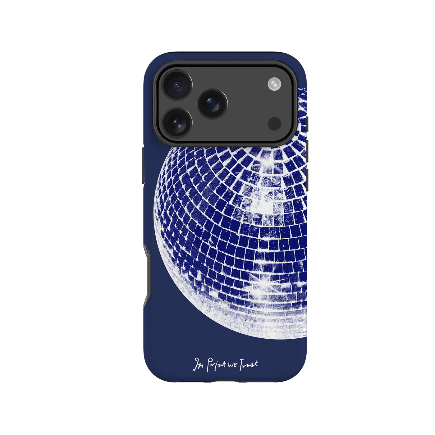 studio 54 tough iPhone case (blue) - In Print We Trust