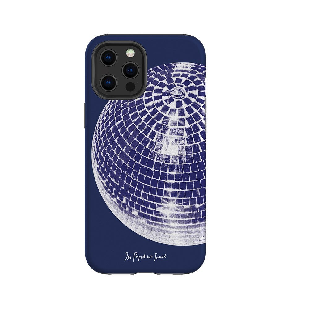 studio 54 tough iPhone case (blue) - In Print We Trust