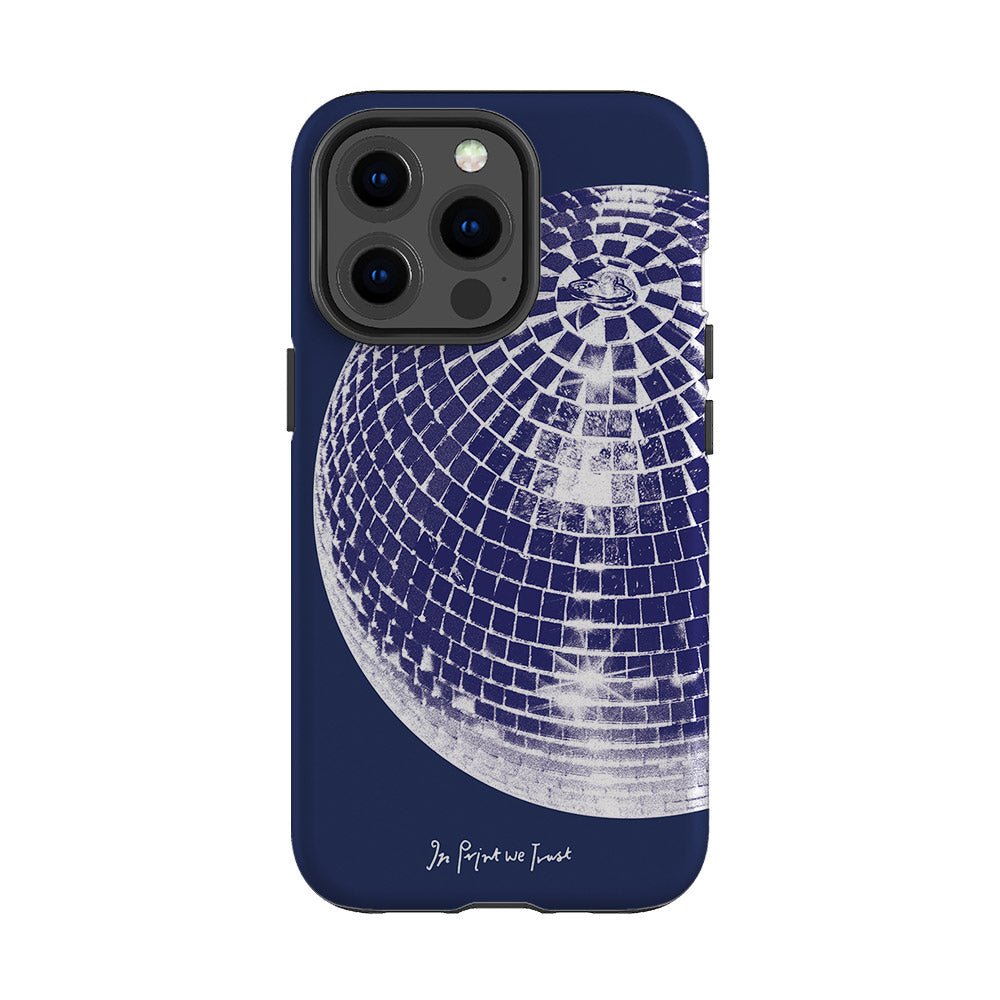 studio 54 tough iPhone case (blue) - In Print We Trust