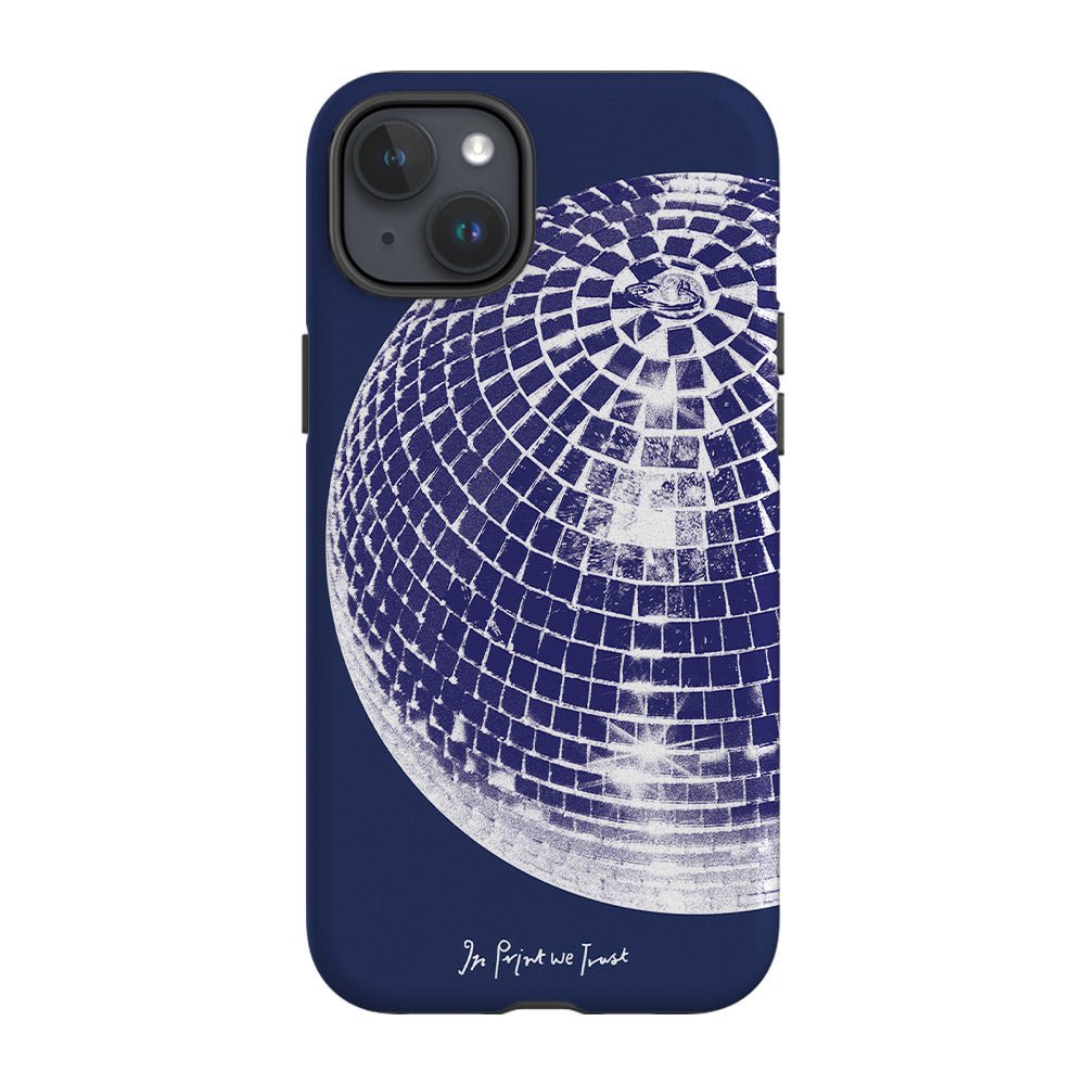 studio 54 tough iPhone case (blue) - In Print We Trust