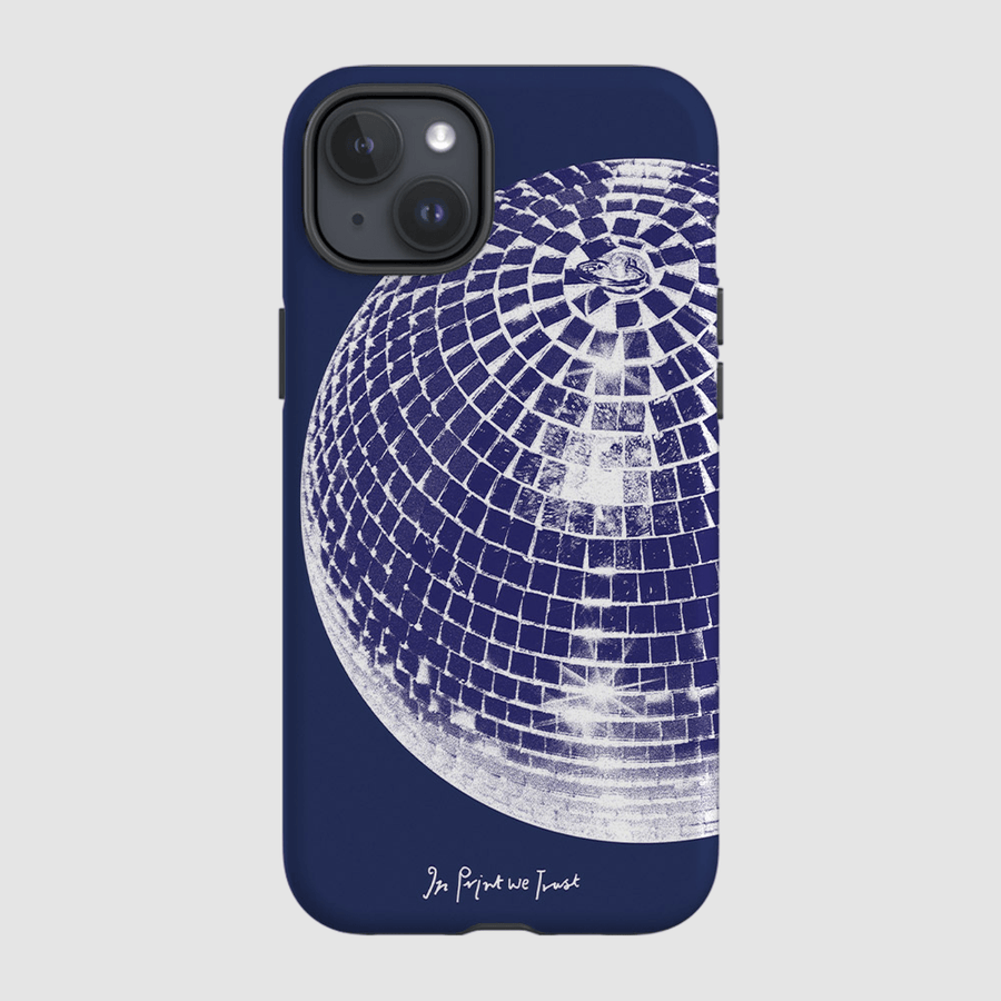 studio 54 tough iPhone case (blue) - In Print We Trust