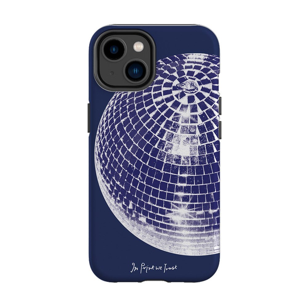 studio 54 tough iPhone case (blue) - In Print We Trust