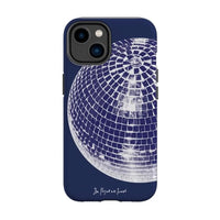 studio 54 tough iPhone case (blue) - In Print We Trust