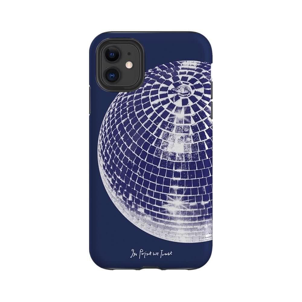 studio 54 tough iPhone case (blue) - In Print We Trust