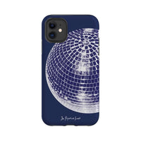 studio 54 tough iPhone case (blue) - In Print We Trust