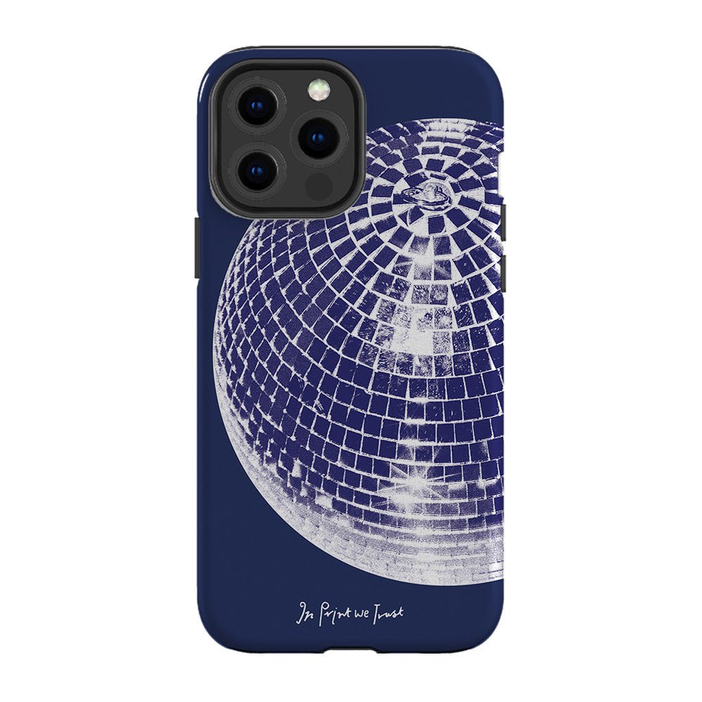 studio 54 tough iPhone case (blue) - In Print We Trust