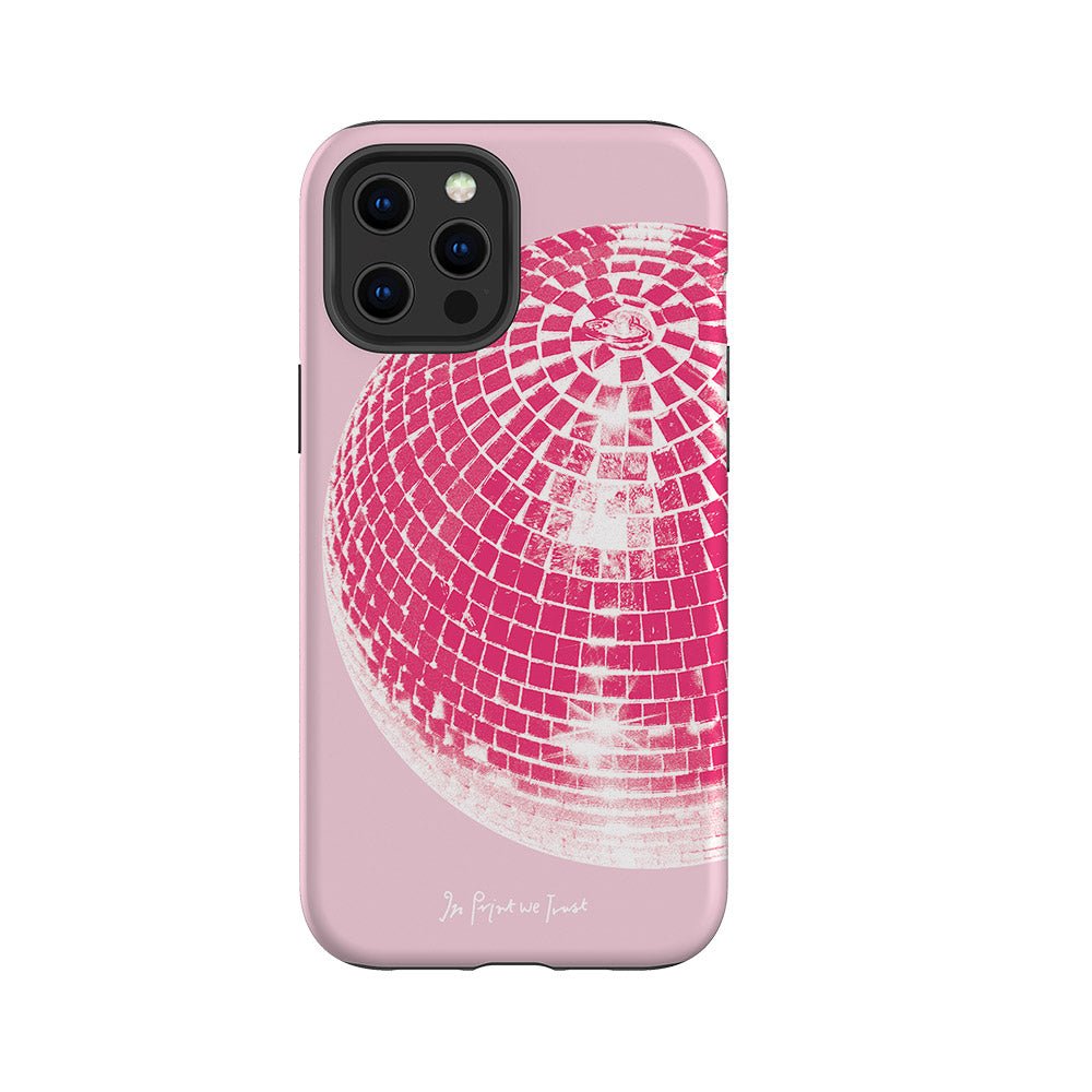 studio 54 tough iPhone case (pink) - In Print We Trust