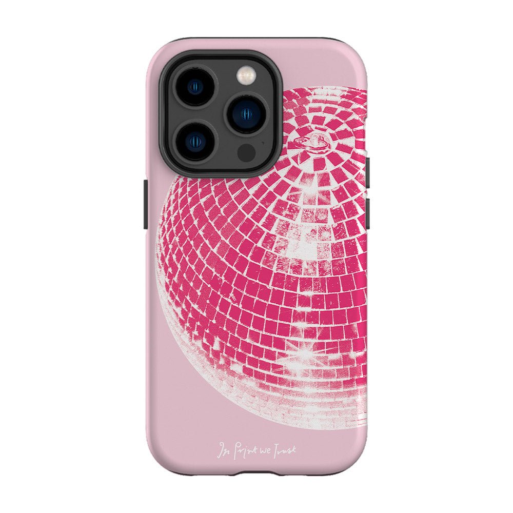 studio 54 tough iPhone case (pink) - In Print We Trust