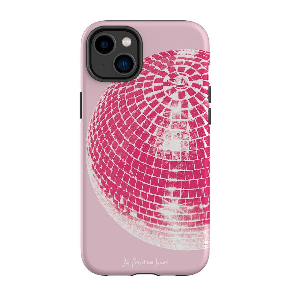 studio 54 tough iPhone case (pink) - In Print We Trust