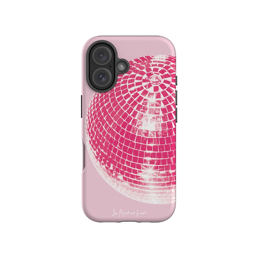 studio 54 tough iPhone case (pink) - In Print We Trust