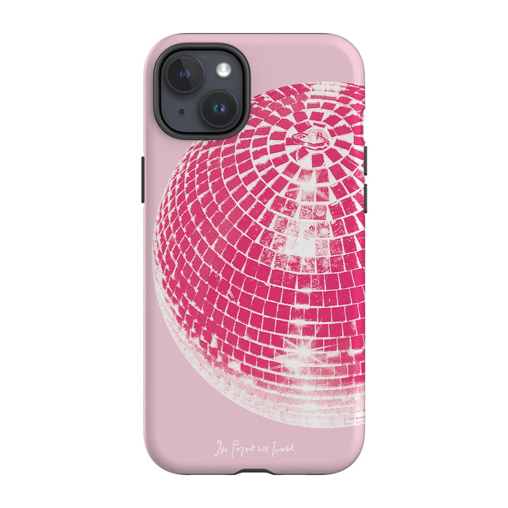 studio 54 tough iPhone case (pink) - In Print We Trust