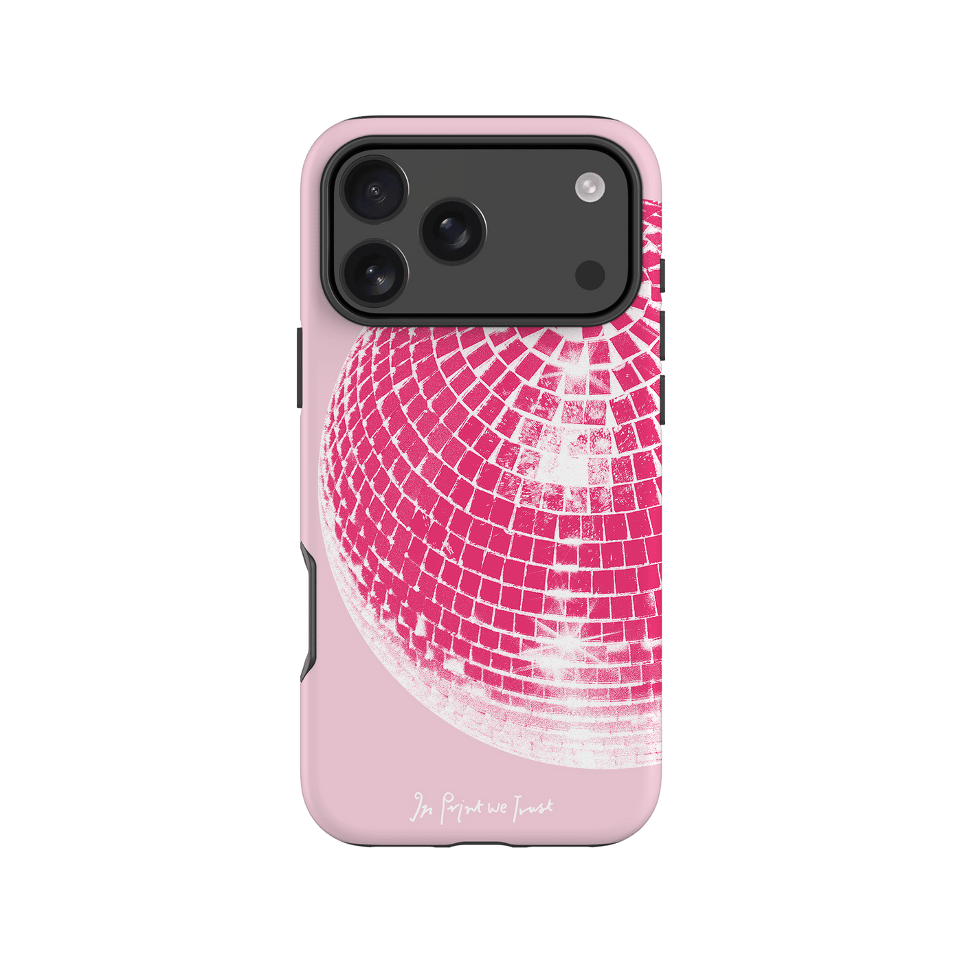 studio 54 tough iPhone case (pink) - In Print We Trust