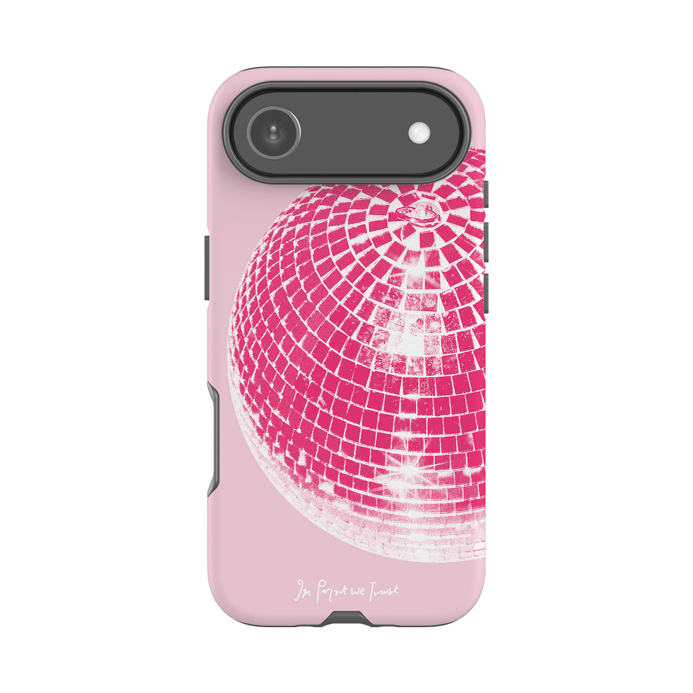 studio 54 tough iPhone case (pink) - In Print We Trust