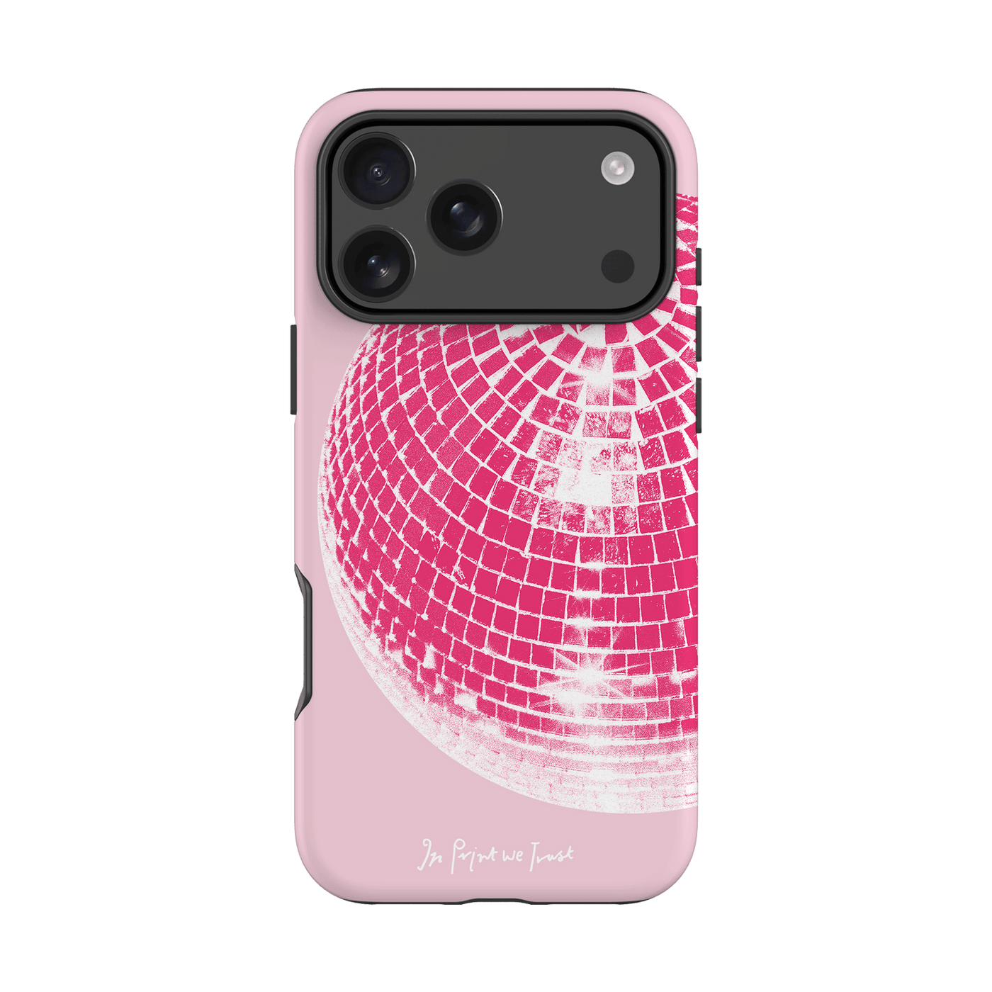 studio 54 tough iPhone case (pink) - In Print We Trust
