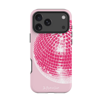studio 54 tough iPhone case (pink) - In Print We Trust