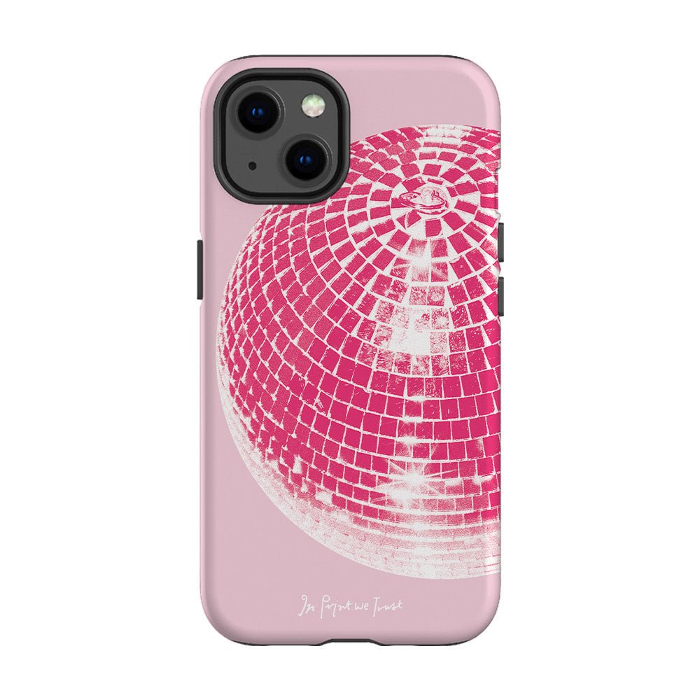 studio 54 tough iPhone case (pink) - In Print We Trust