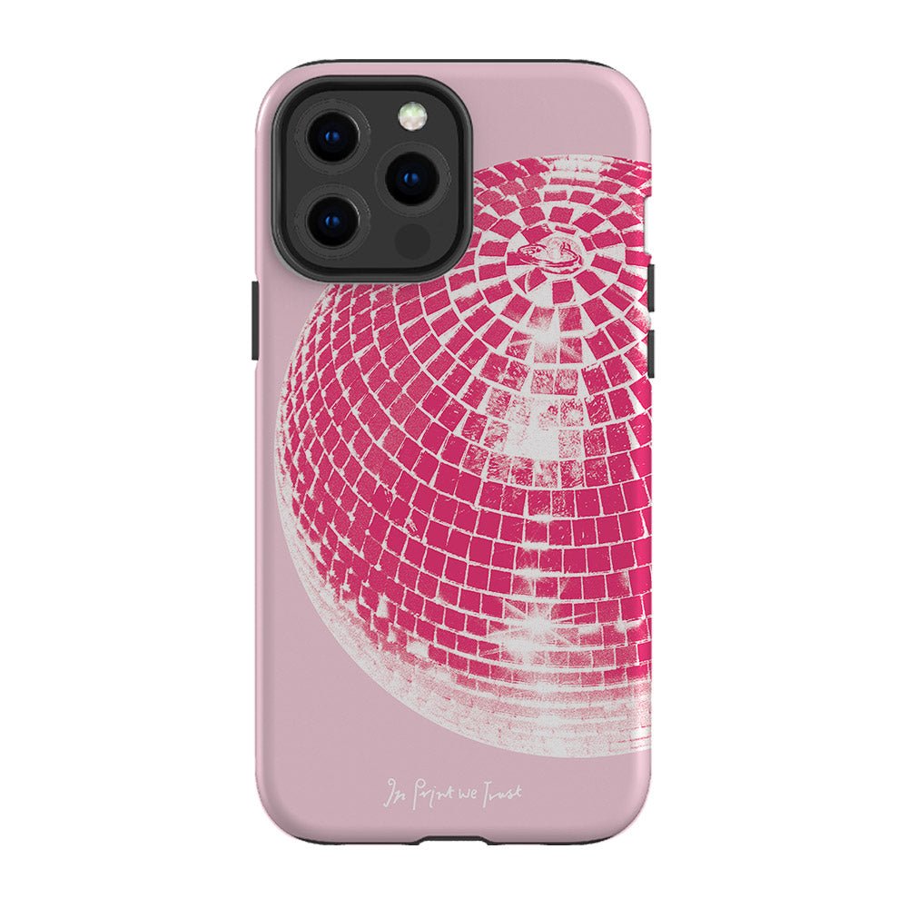 studio 54 tough iPhone case (pink) - In Print We Trust