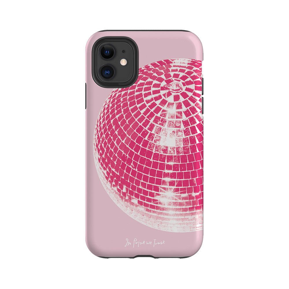 studio 54 tough iPhone case (pink) - In Print We Trust