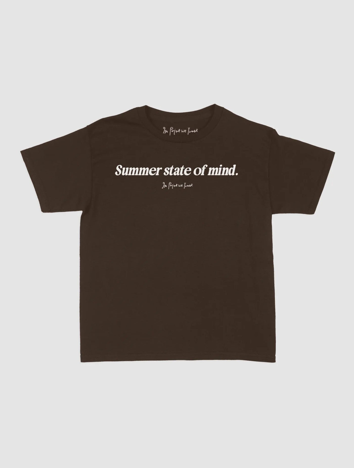 summer state of mind baby tee - In Print We Trust