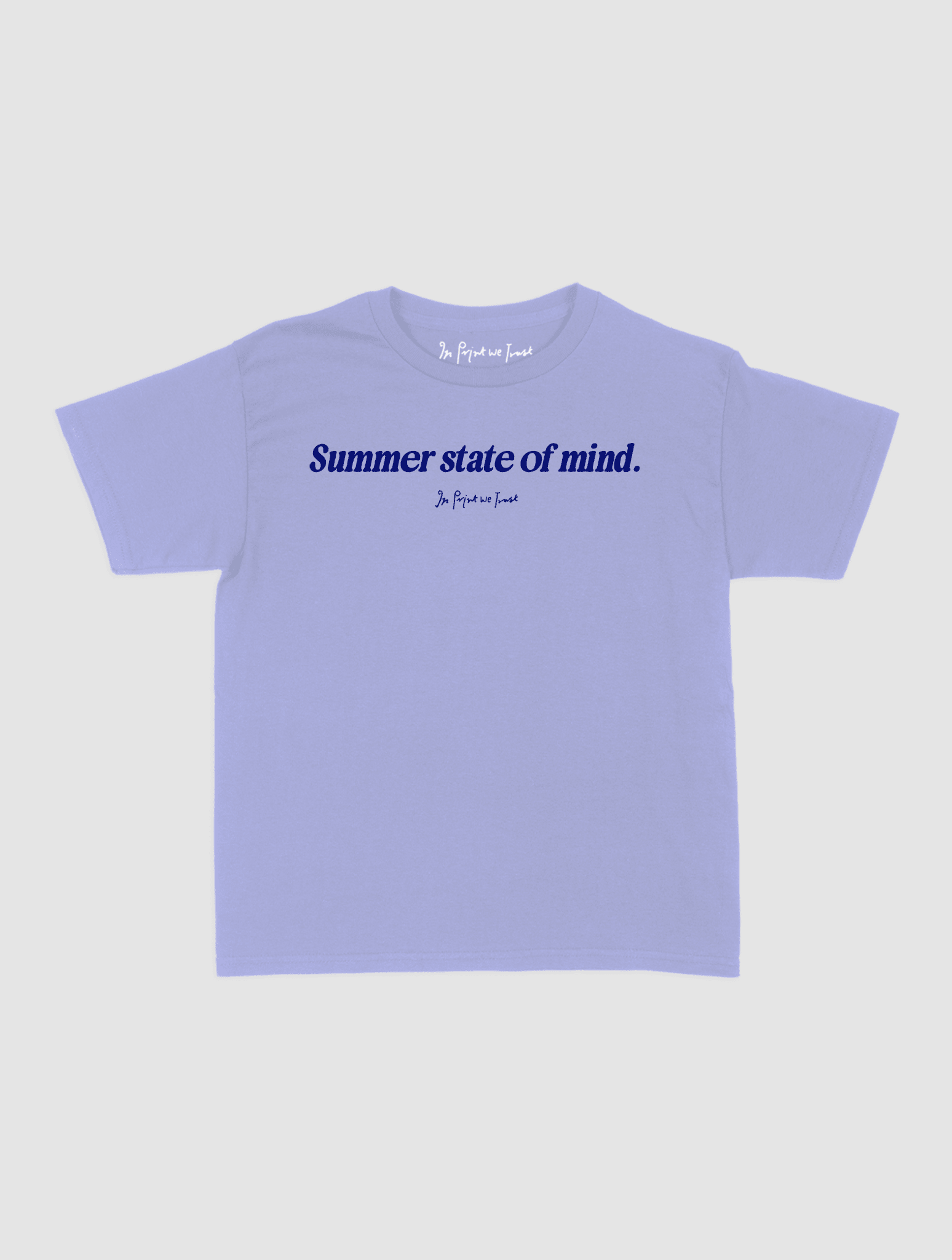 summer state of mind baby tee - In Print We Trust
