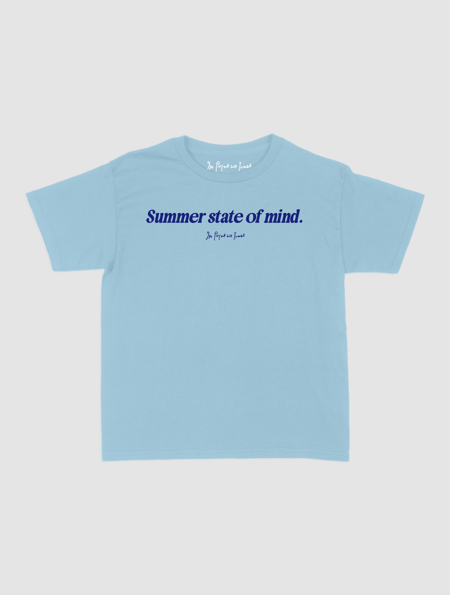summer state of mind baby tee - In Print We Trust