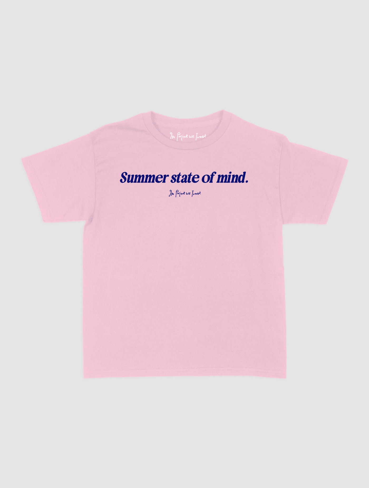 summer state of mind baby tee - In Print We Trust