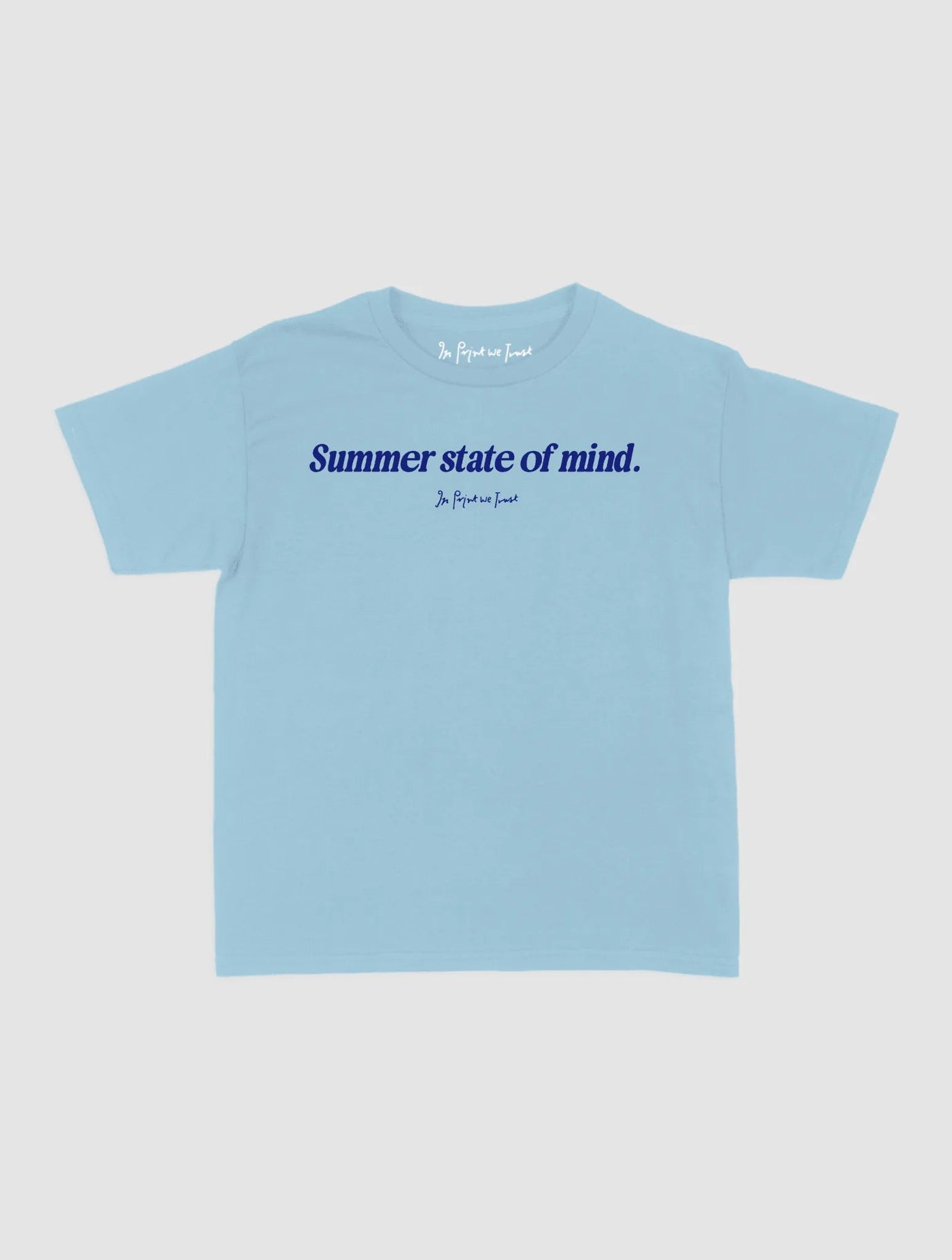 summer state of mind baby tee - In Print We Trust