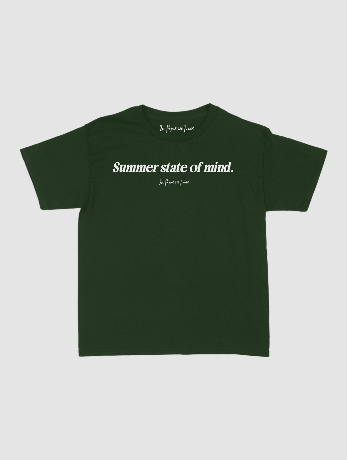 summer state of mind baby tee - In Print We Trust
