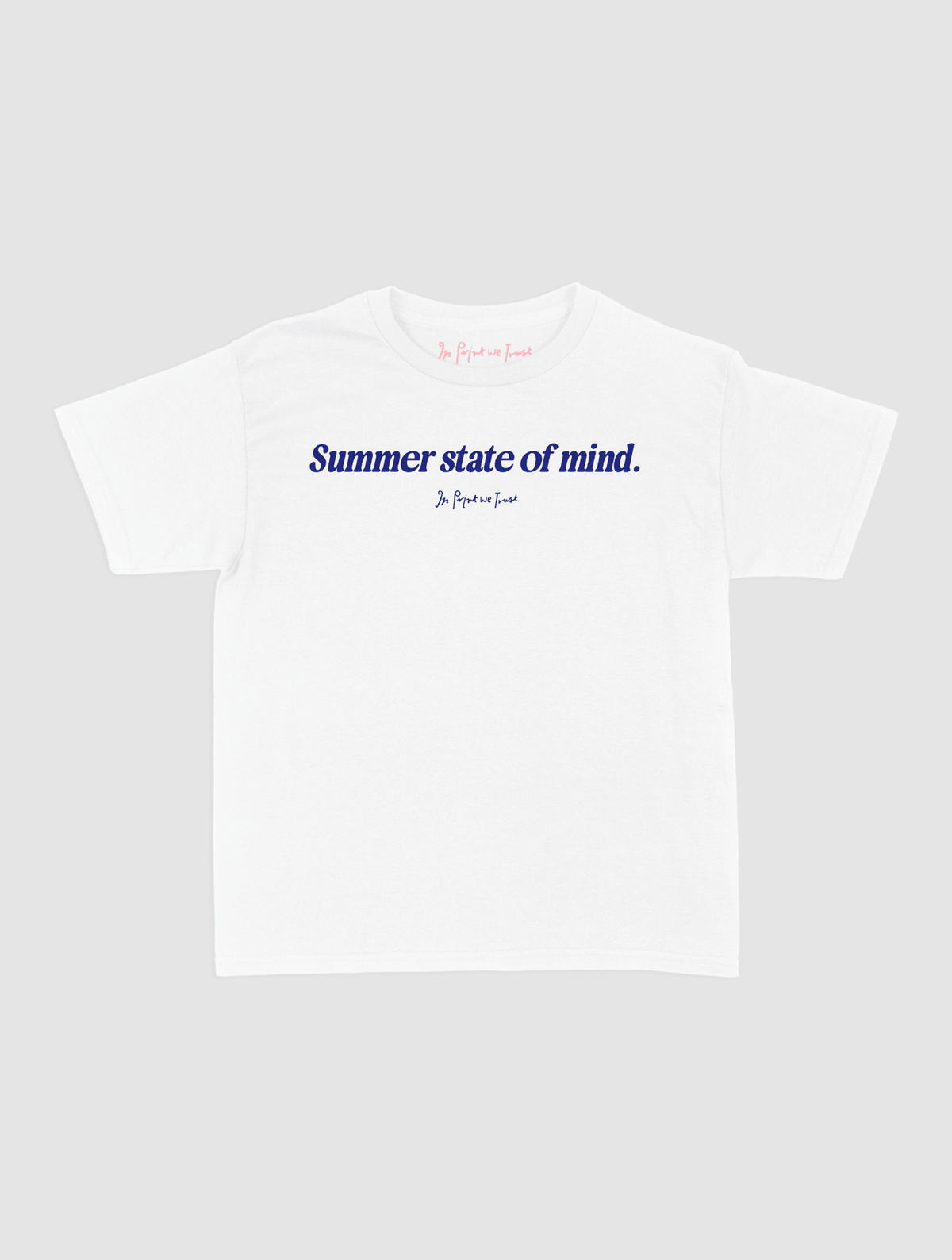 summer state of mind baby tee - In Print We Trust