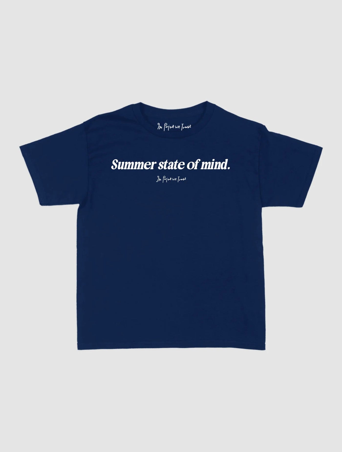 summer state of mind baby tee - In Print We Trust