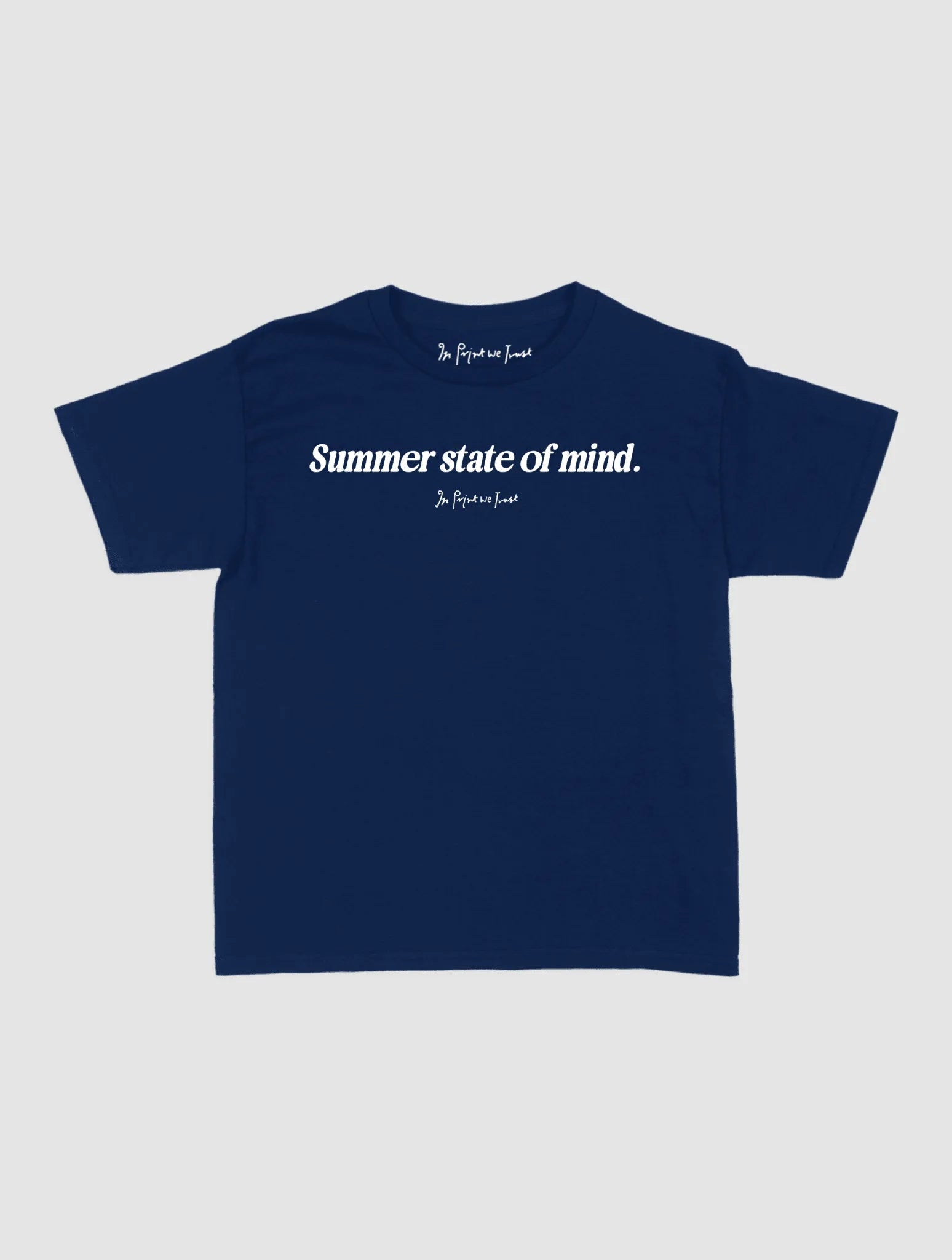summer state of mind baby tee - In Print We Trust