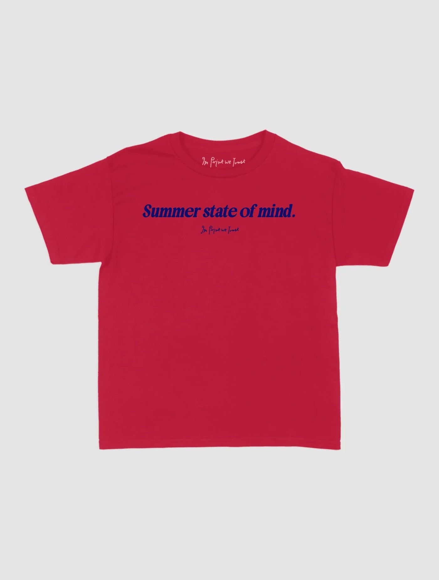 summer state of mind baby tee - In Print We Trust