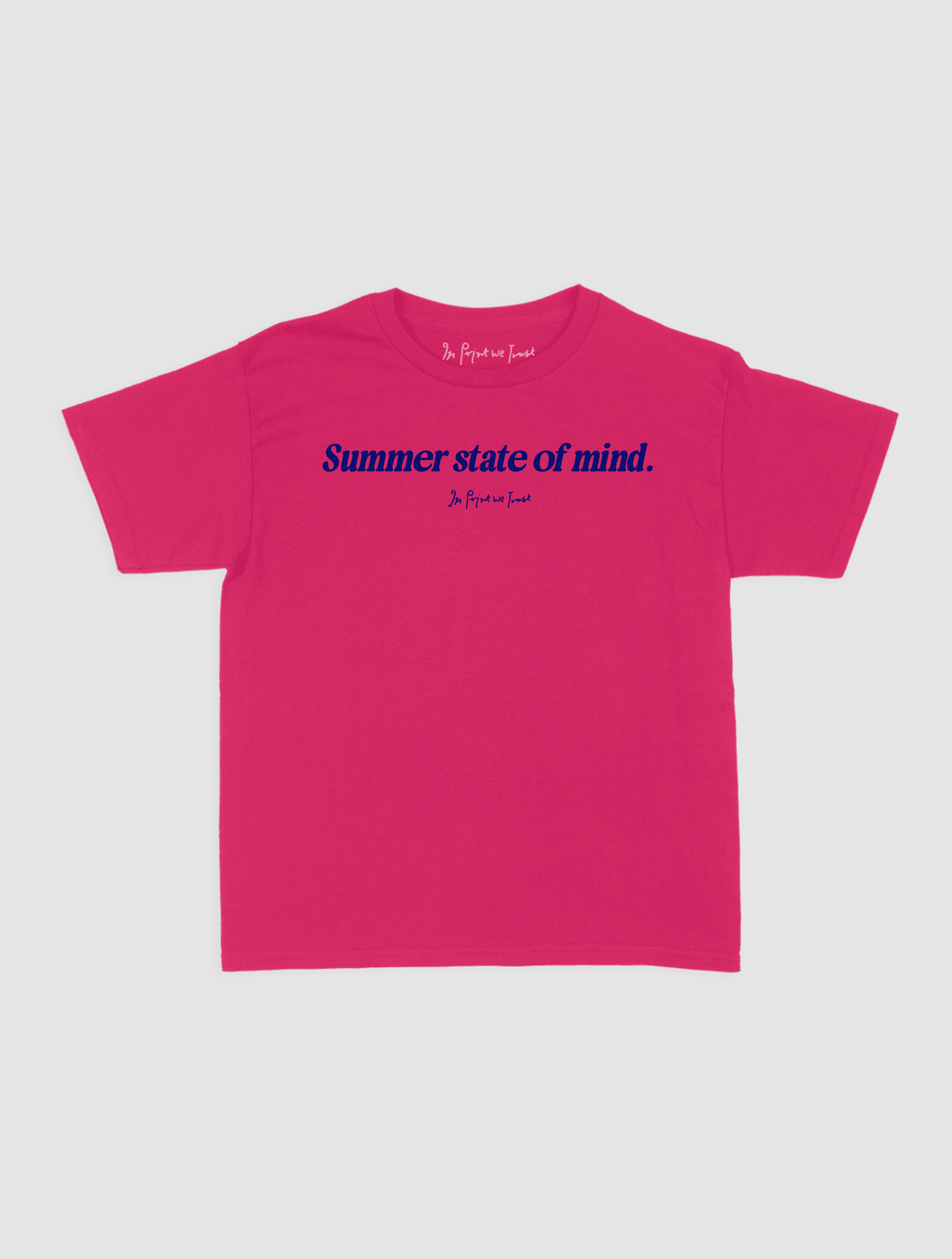 summer state of mind baby tee - In Print We Trust