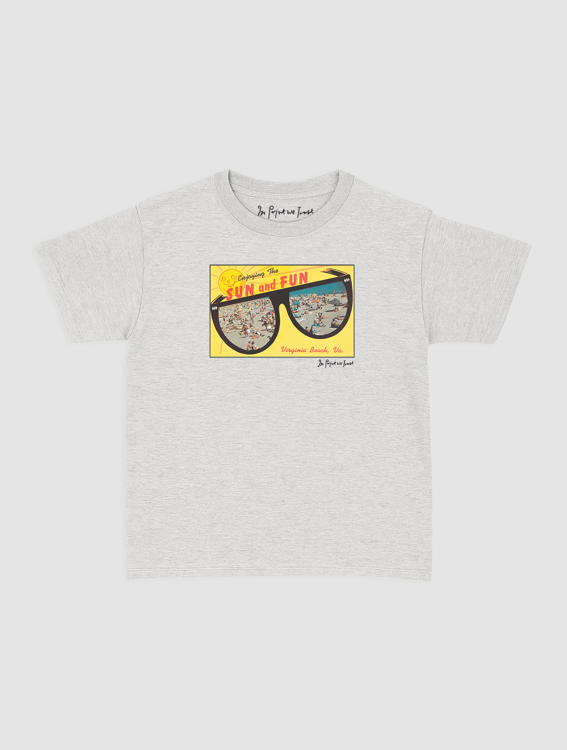 sun and fun baby tee - In Print We Trust