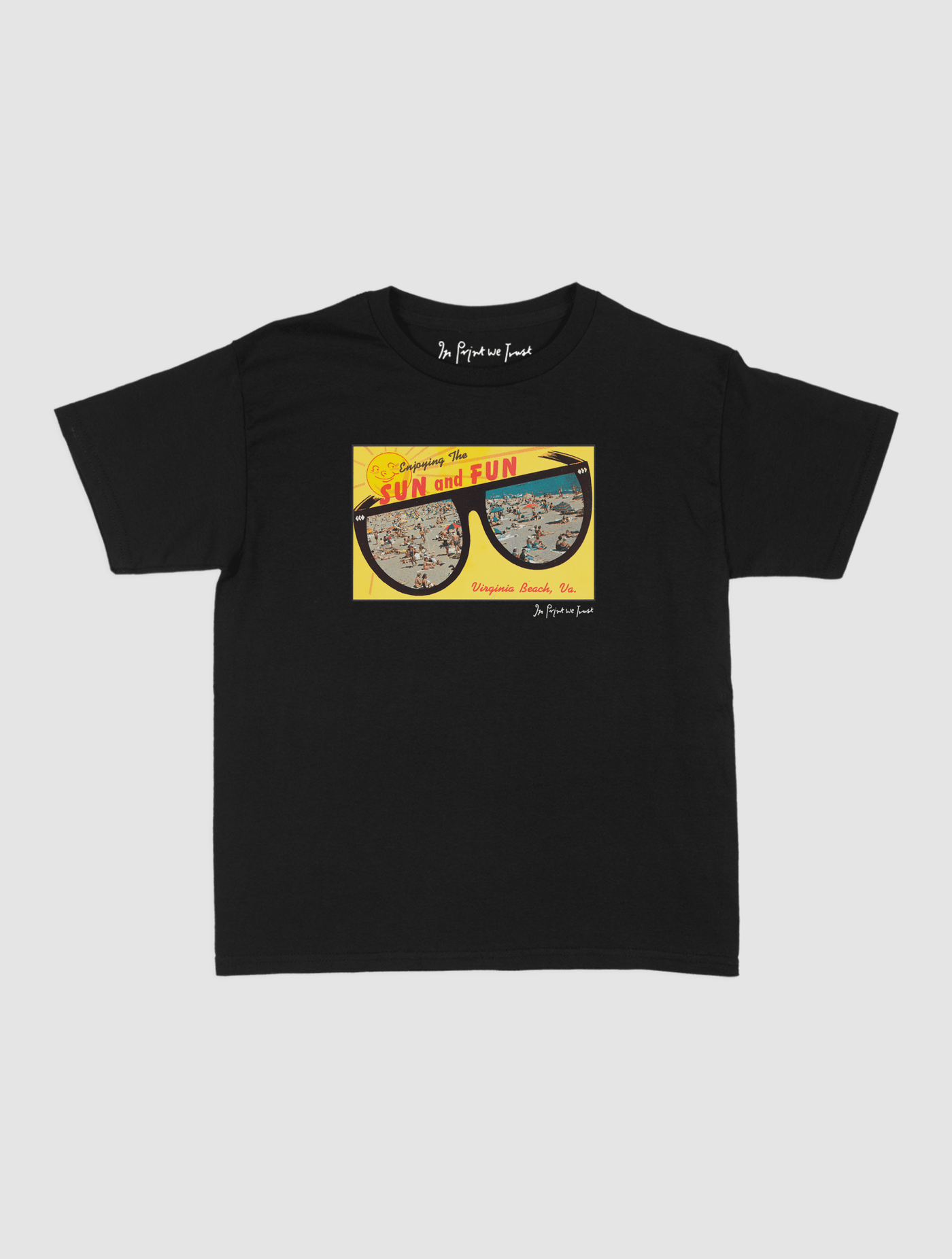 sun and fun baby tee - In Print We Trust